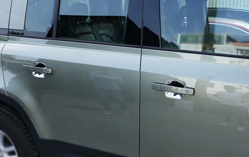Fit For Defender 110 2020-2023 Chrome ABS Exterior Side Door Bowl Cover Trim 5pc - Picture 9 of 19