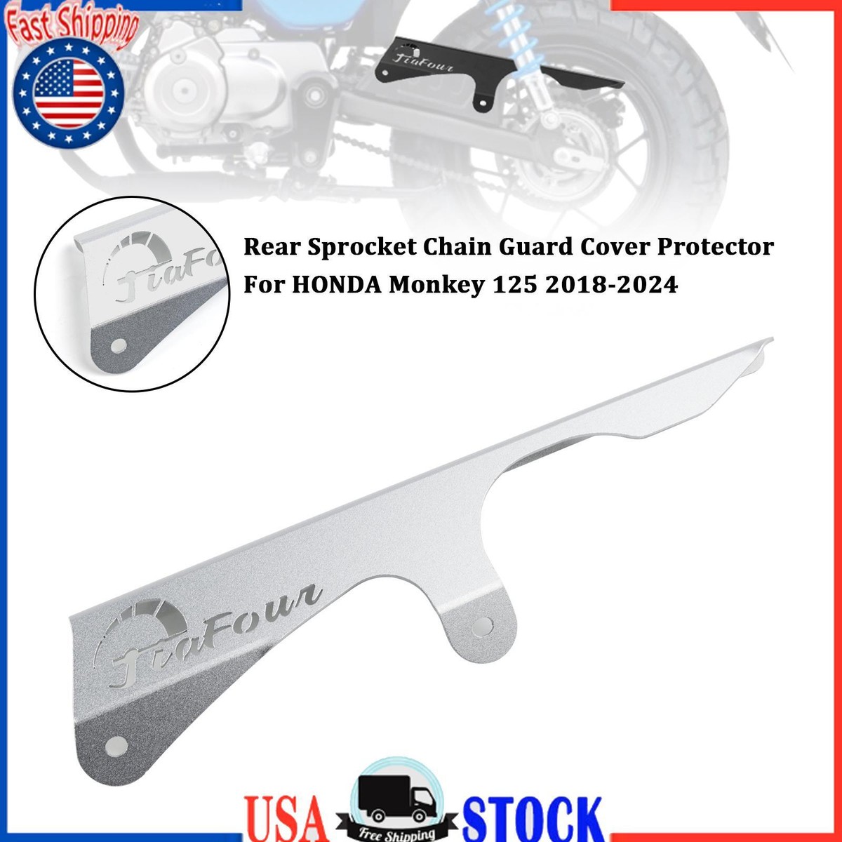 S Rear Sprocket Chain Guard Cover Protector For HONDA Monkey