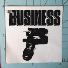 The BUSINESS "Death II Dance" vintage album cover sticker, english punk rock