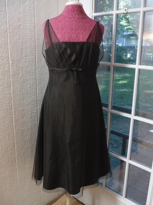 david's bridal tulle bridesmaid dress Brown Sleeveless Women's 10 ~Great~ First Year Collective | audrey hepburn dress Size:Juniors/Women 00