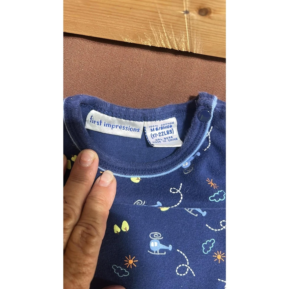 Top de 3 piezas para bebé con broches de presión 2 pato pato ganso 1 primera impresión Foto 2 de 4