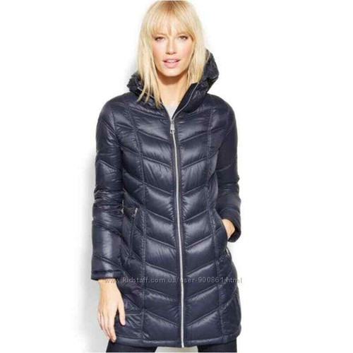 Calvin Klein Women's Hooded Chevron 
