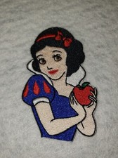 Snow White DIY 3.75 inch Iron on Embroidered Applique Patch