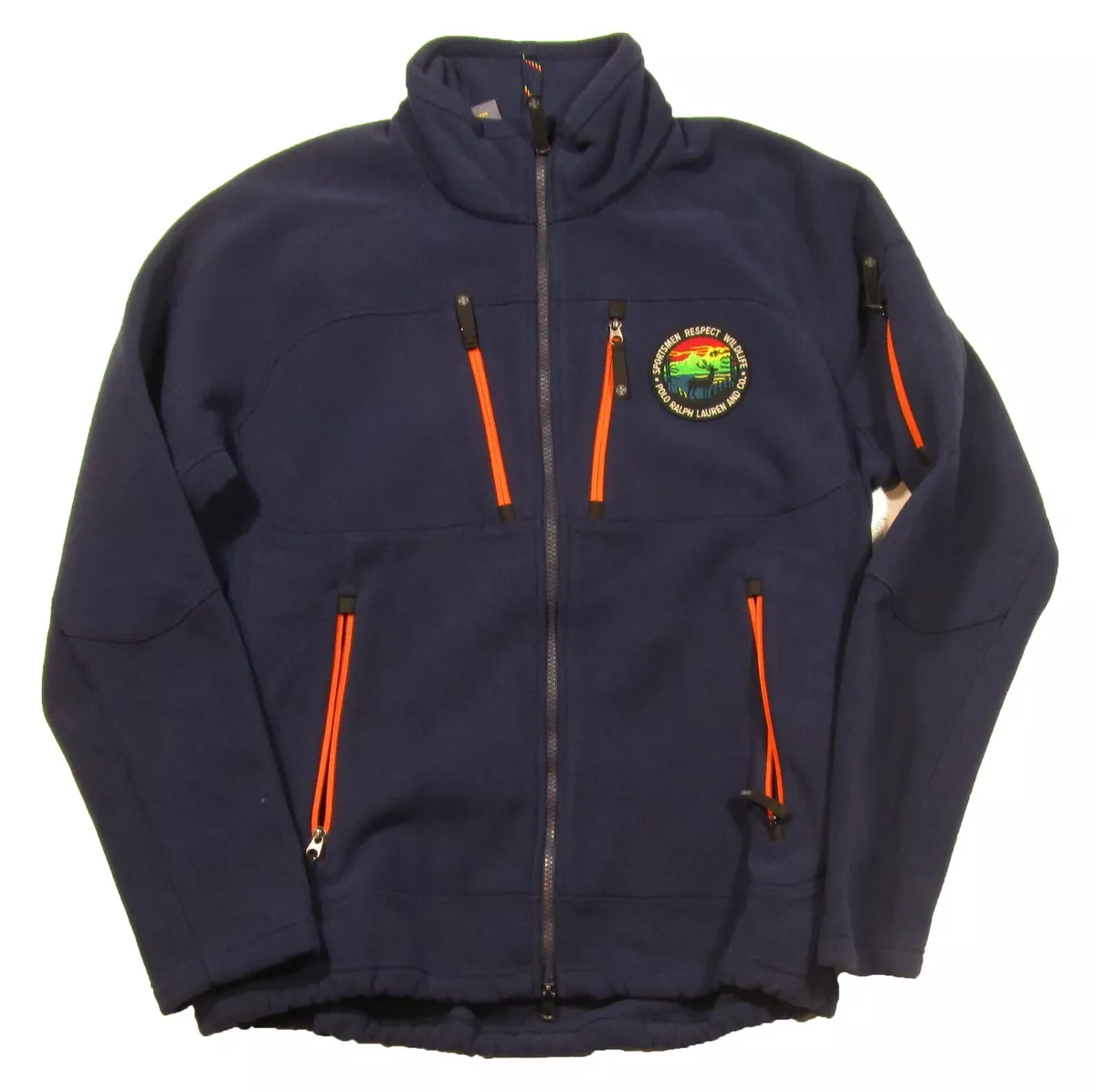 Polo ralph lauren men's performance full zip fleece jacket hotsell