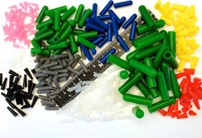 350Pc Ultra Precision High Temp Silicone Rubber Plug & Cap Kit Powder Coating Cu