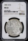 1901-O $1 Morgan Silver Dollar NGC MS 62 | Uncirculated UNC