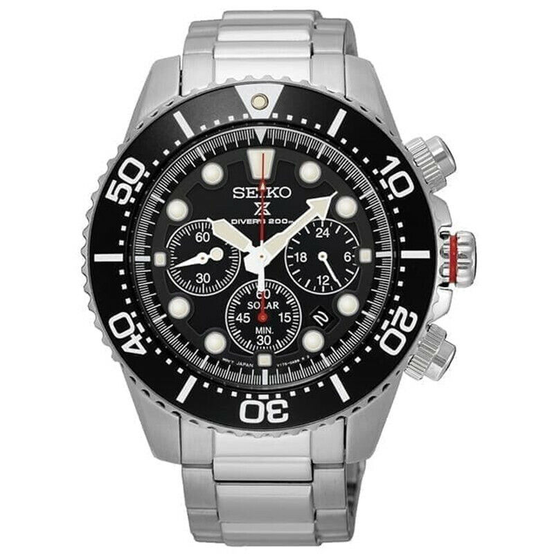 SEIKO ProspeX SSC015P1 Solar Chronograph Stainless Watch SEIKO ProspeX SSC015P1 Solar Chronograph Stainless Watch