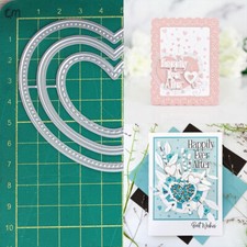 Heart Metal Cutting Dies Scrapbooking Paper Crafts Embossing Stencils Template