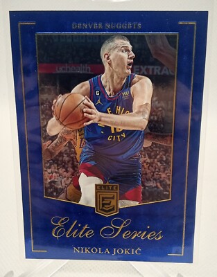 2023-24 Panini Donruss Elite Nikola Jokic /99 Elite Series Blue SP #8