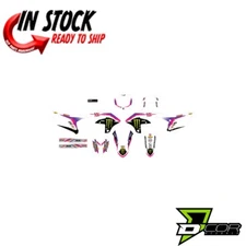 D'COR VISUALS COMPLETE RETRO MONSTER GRAPHICS KIT YAMAHA 2023-24 YZ450F