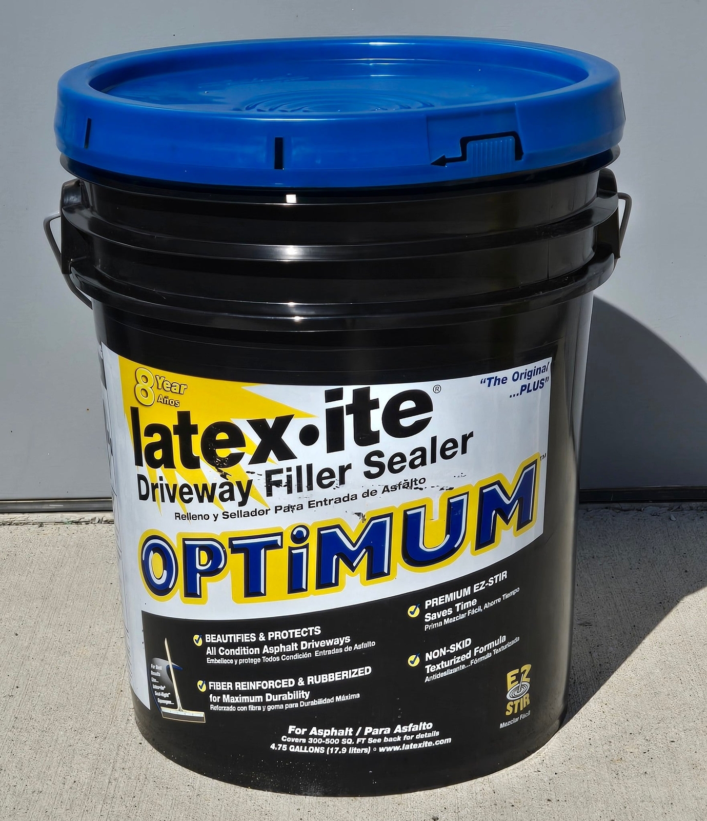 LATEXITE 4.75 Gal Optimum Driveway Filler Sealant 10852 Asphalt