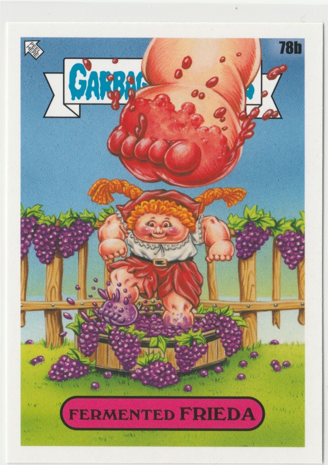 Fermented Frieda 78b Garbage Pail Kids GPK 2021 Food Fight Series Card