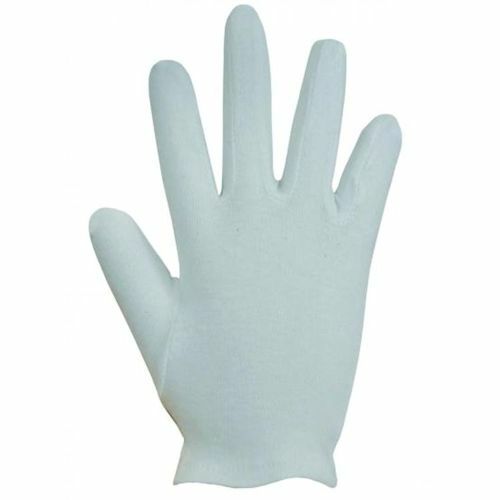 12 Pairs Of Warm Plate Serving Gloves Waiter Rubber Grips Washable White