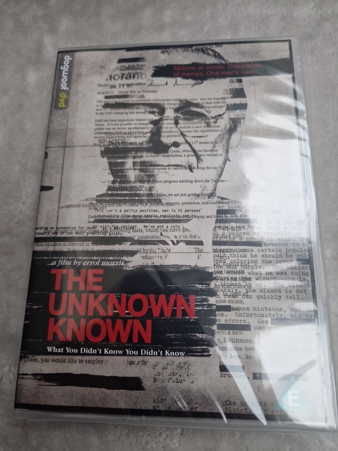 The Unknown Known [DVD] [Region 2] NEW SEALED
