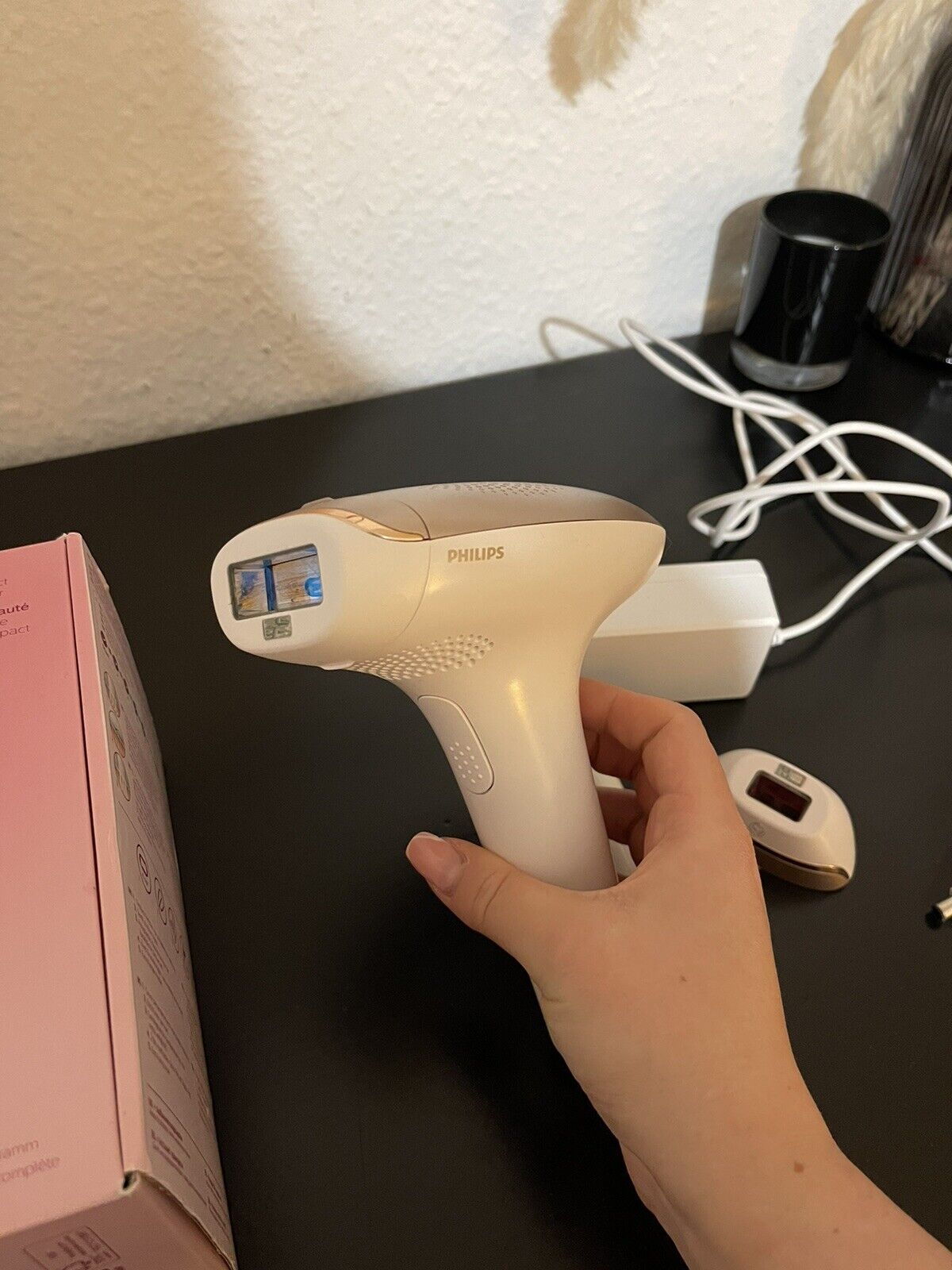 Philips Lumea Advanced BRI92100 IPL Haarentfernungsgerät - WeißRosa