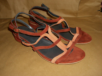 Alba Moda Riemchen Sandalen, Gr. 40, NEU,  orange/mix,