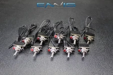 10 PCS ON OFF TOGGLE SWITCH PRE WIRED 2 AMP 250V 4 A 125V SPST ROCKER IBTSSS