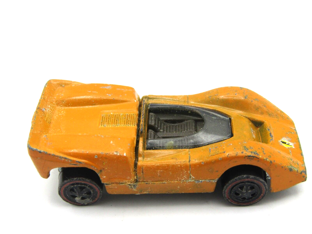 1969 MCLAREN M6A ORANGE VINTAGE REDLINE MATTEL HOTWHEELS HOT