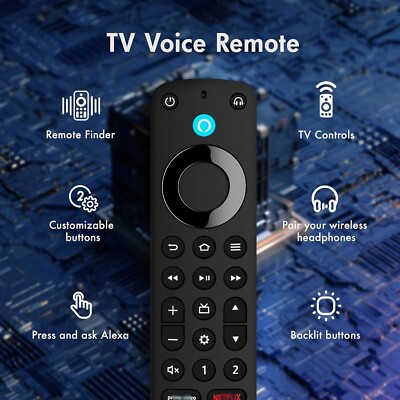 Amazon Voice Remote Pro - Für Fire TV Stick 4K, Cube & Mehr, Mit