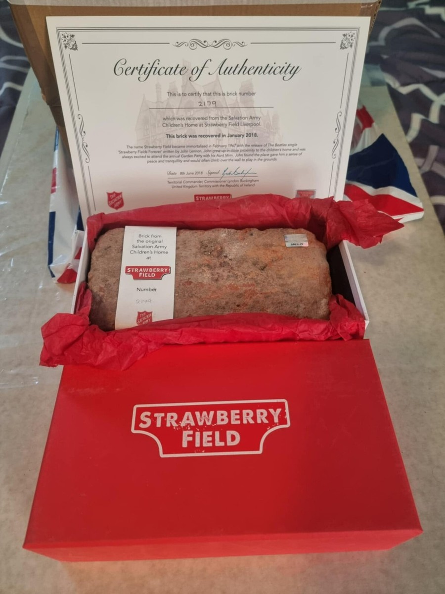LIMITED EDITION Strawberry Field Recovered Victorian Brick