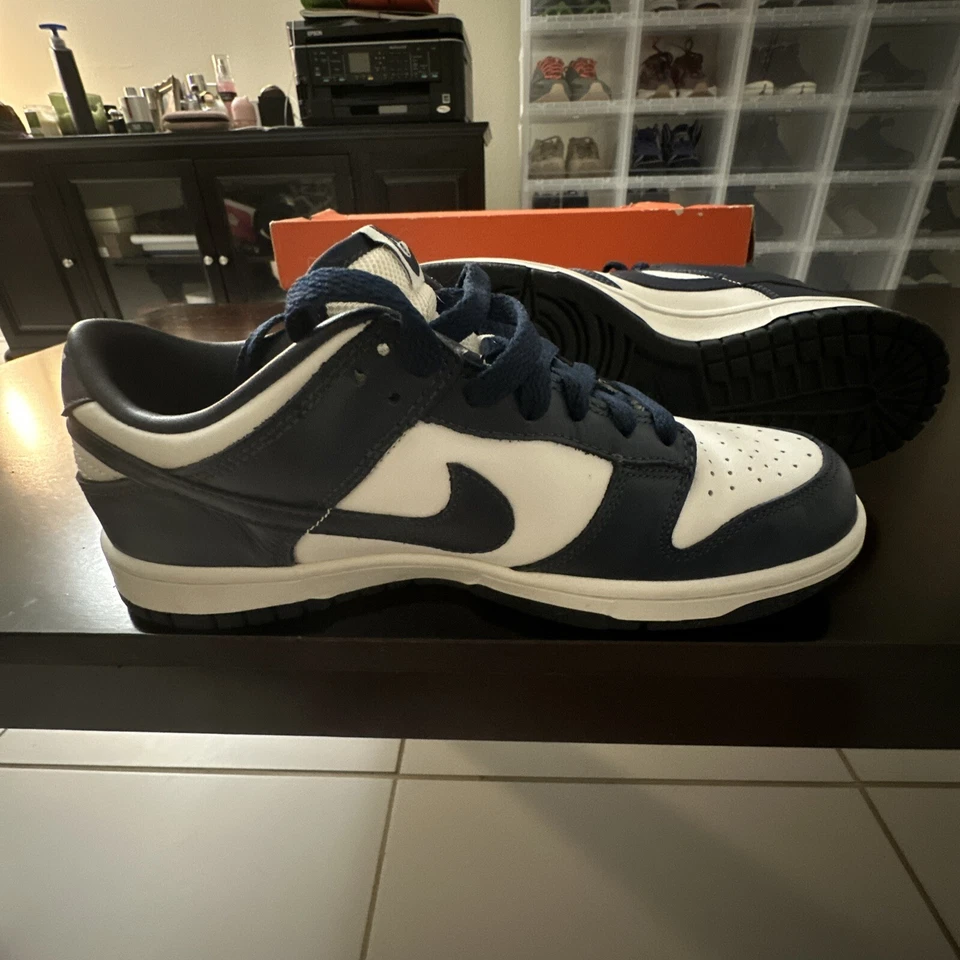 Size 7.5 - Nike Dunk Low Pro White - 304714-142 Pre Owned - Good Condition - Image 2 of 4