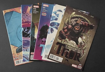The Mighty Thor #7-12 (2016). Jane Foster. Marvel Comics. Nice!
