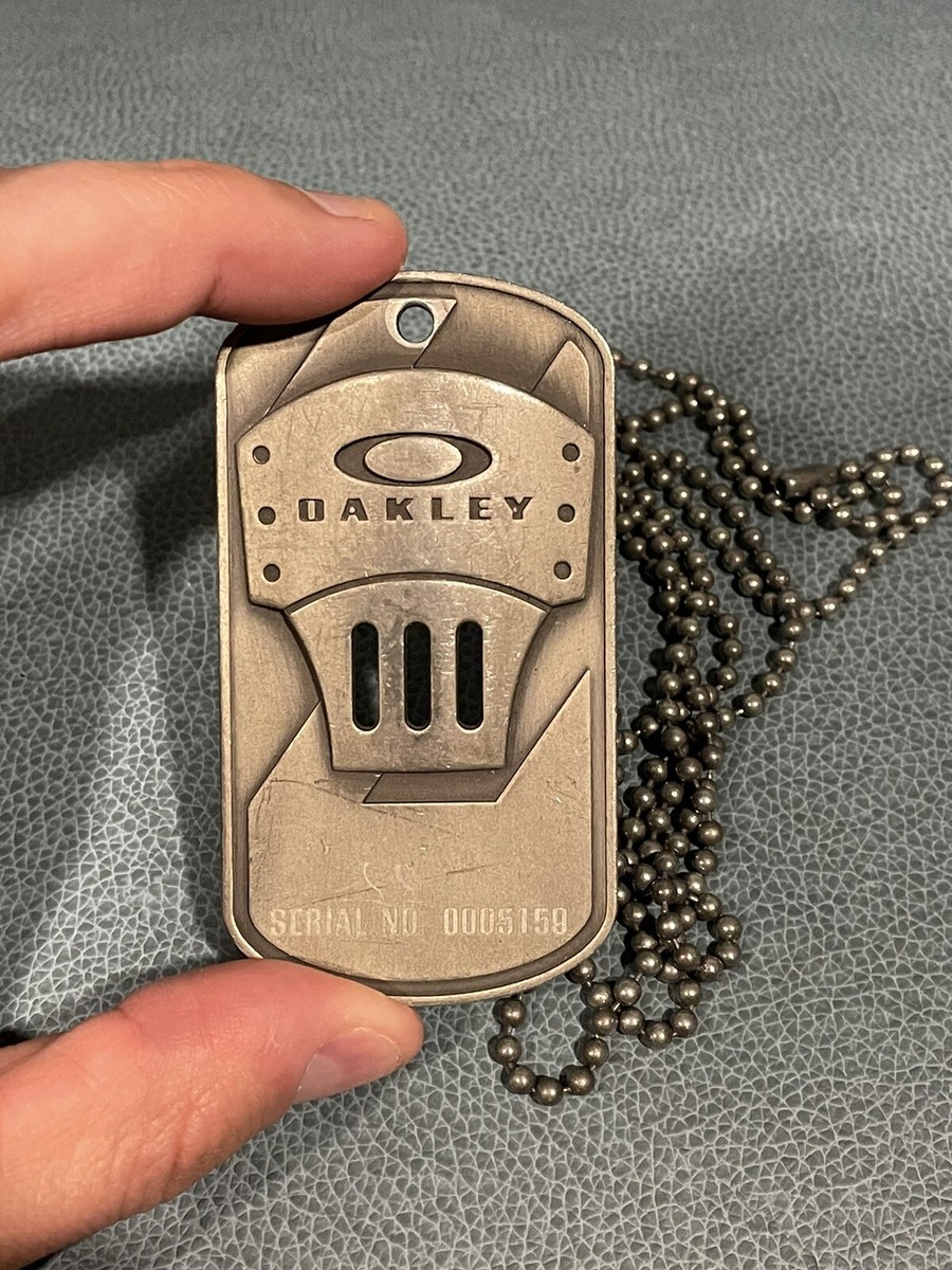 Oakley Employee Dog Tag Serial #0005159 | eBay