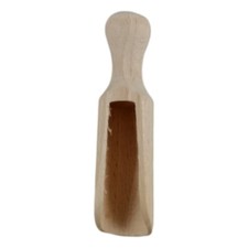 2X Mini Cuillères Scoop Doseur pour Mesure Volume Vrac en Bois 7x2cm