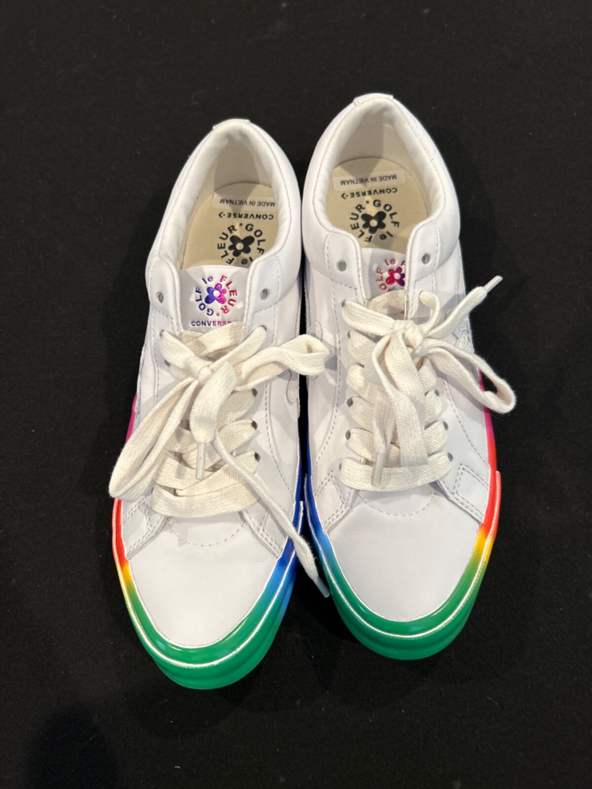 Size 8.5 - Golf Le Fleur x Converse One Star Ox Rainbow for sale online ...