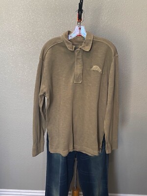 Tommy Bahama Pro Leisure Tour Zippered SWEATER Medium M 