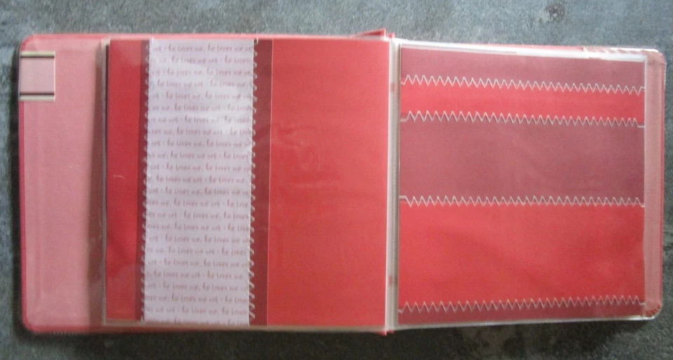 COLORBOK розовый любовь предварительно разработанный альбом, 8 x 8, верхняя загрузка (20 pg) Post-bound новый - Изображение 3 из 4