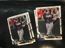 2018 Bowman Draft BD-110 Grant Little 14 count 3 chrome 11 base lot San Diego