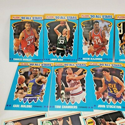 Basketball Cards Fleer 1990 Complete Set W/12 ALL STAR CARDS | eBay