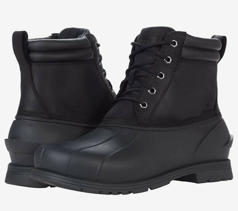 UGG Men\'s GATSON MID WEATHERS WATERPROOF LEATHER DUCK SNOW size 9 H4N10 Men main image 4