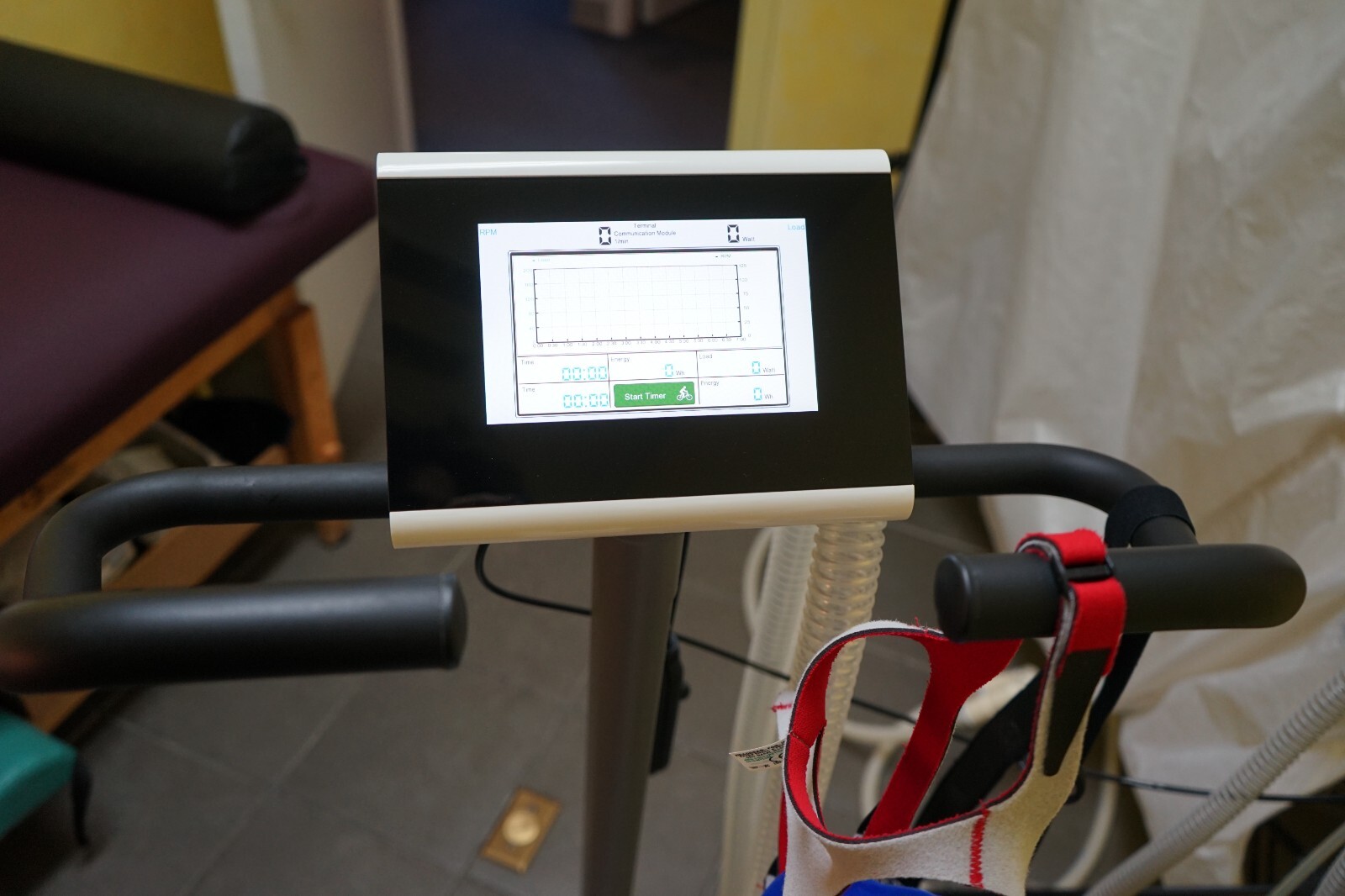 Lode Corival CPET  ergometer & Korr Cardiocoach CO2