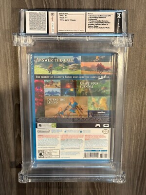 Legend of Zelda Breath of The Wild Nintendo Wii-U Sealed GRADED