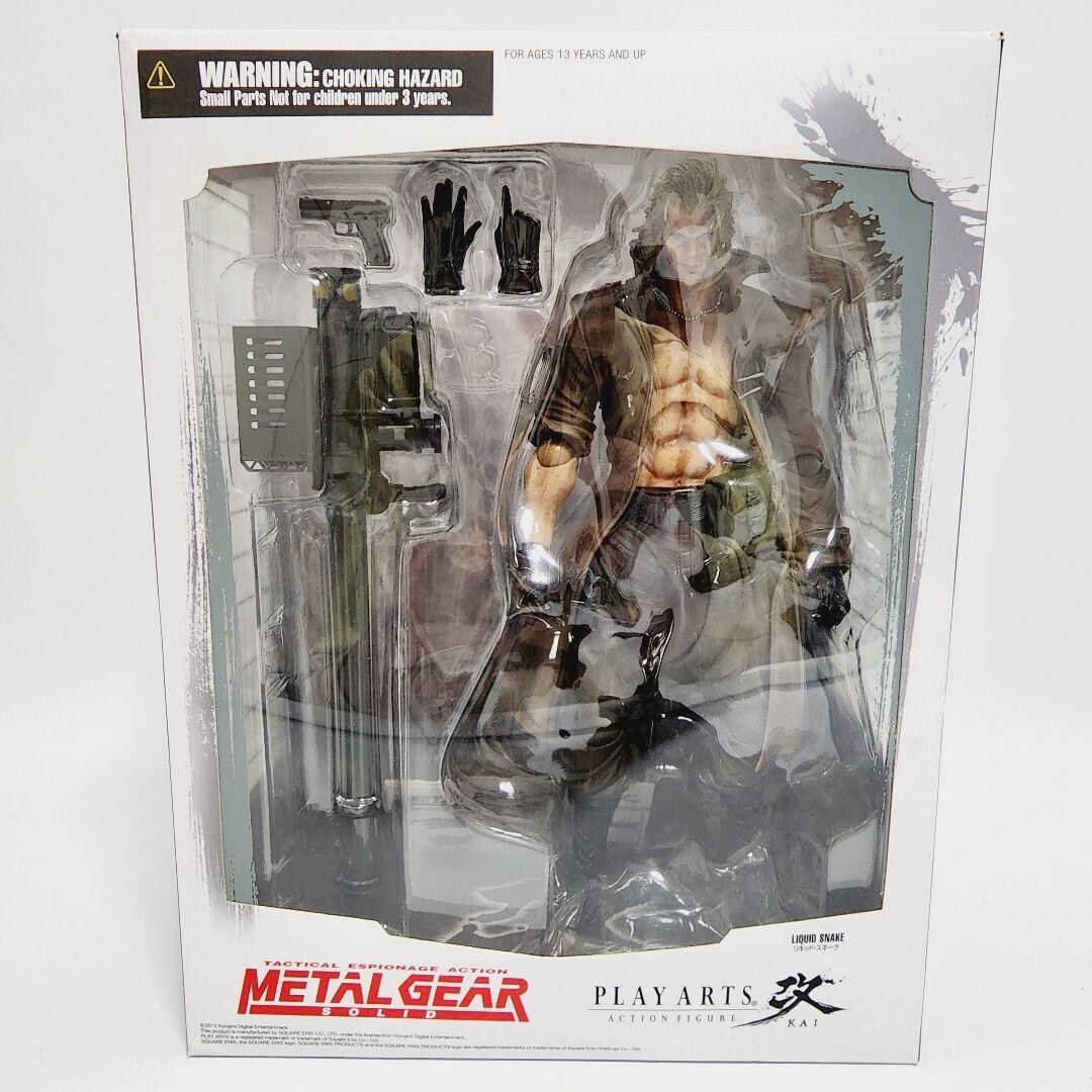UNOPENED] PLAY ARTS Kai METAL GEAR SOLID Liquid SNAKE Figure
