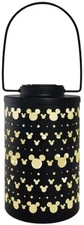 Disney 8 in H Mickey Mouse Black Silhouette Cut Out Solar Lantern NWT