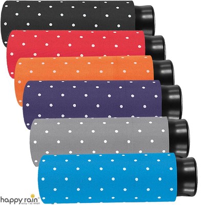 Regenschirm Damen Mini Taschenschirm Flash super klein leicht - Dots Punkte