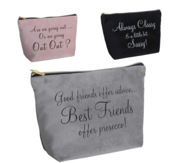 Damen große Kosmetiktasche Best Friends, edel & frech, Ausgehen FMG