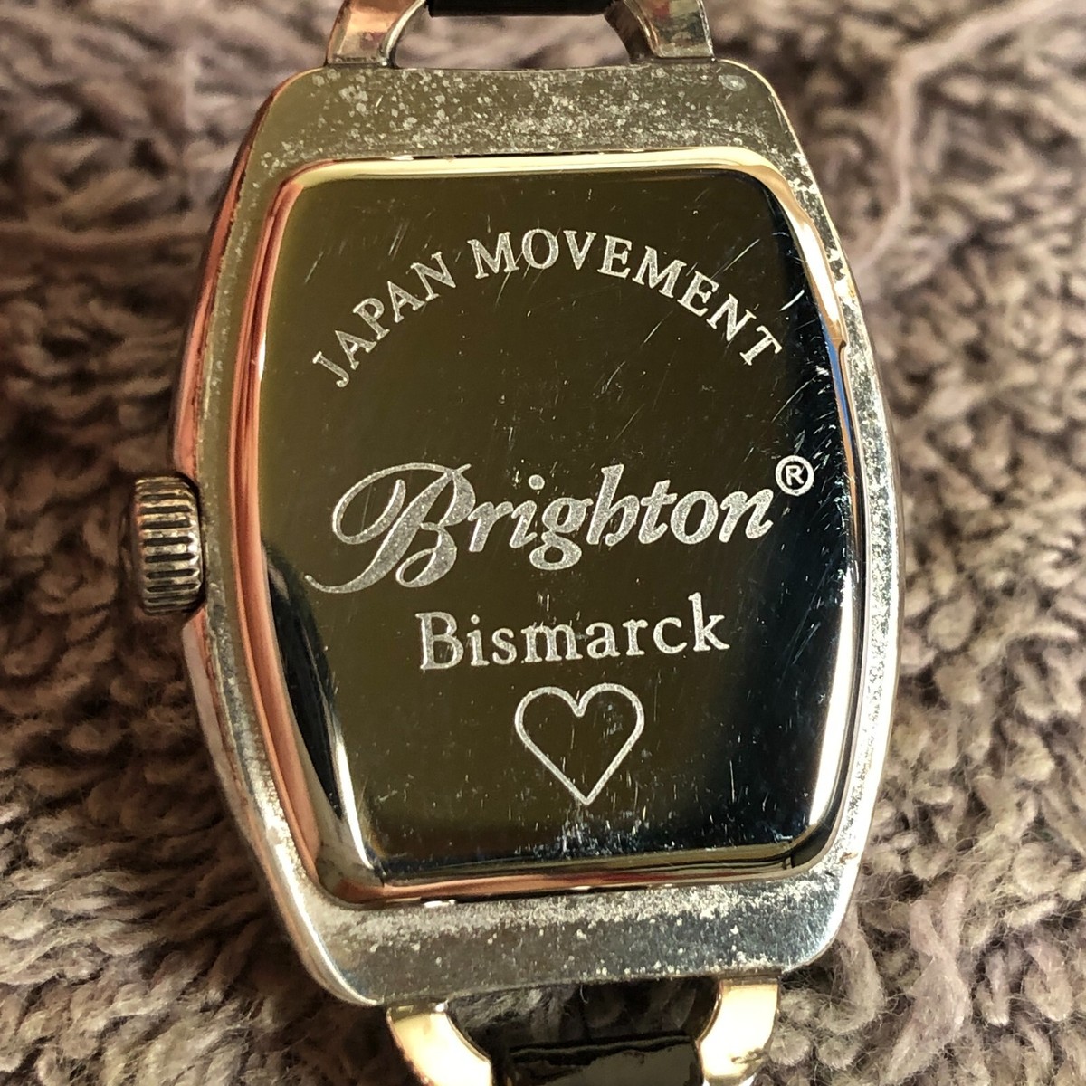 Brighton Bismark silver tone and white watch Brighton Bismarck Women Fashion Silver Tone Tonneau Quartz  main image 2