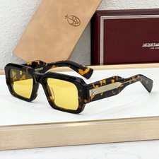 JMM Miglia Unisex Sunglasses JMM 53 22 CAVANA Frame Yellow Lens