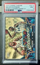 2023 Topps Chrome Cosmic Brandon Miller Star Clusters Rookie Superfractor 1/1 RC