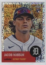 2022 Topps Chrome Platinum Anniversary Speckle Refractor /150 Jacob Robson 0tx6