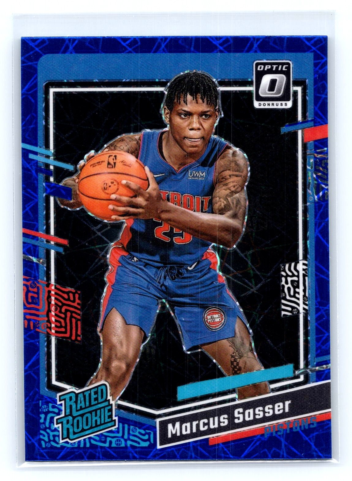 Marcus Sasser 2023-24 Donruss Optic Blue Velocity #242