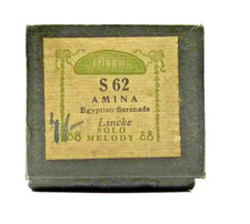 Vintage 88 note Perfecta Piano Roll "Amina" composed by Paul Lincke, c 1930