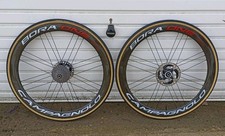 Set ruote tubolari leggere freno a disco Campagnolo Bora Ultra Carbon 50 mm