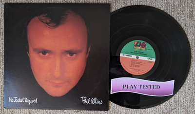 Phil Collins LP: No Jacket Required - Specialty Press 1985 - Atlantic TESTED