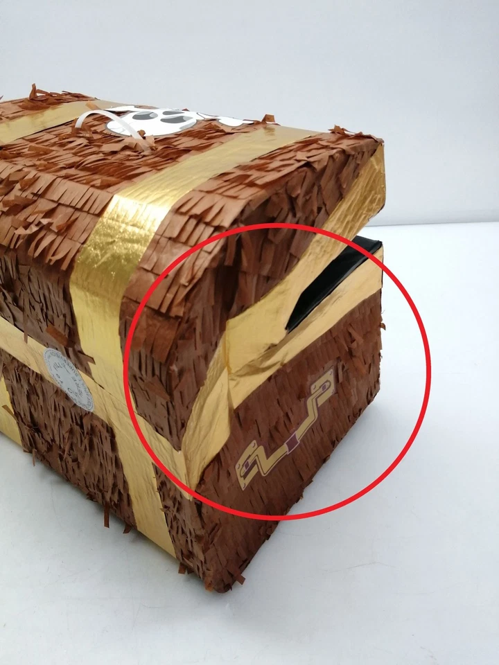 Relaxdays 10022569 Piñata Schatzkiste - Imagen 4 de 4