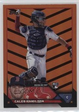 2023 Topps Update Orange & Black Foil Caleb Hamilton #US160 11ur